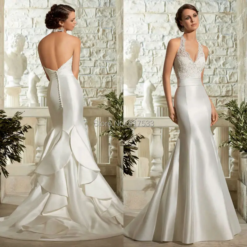 vestidos de novia al cuello – vestidos baratos