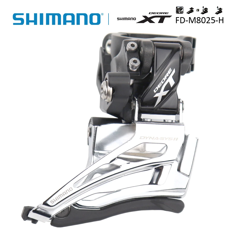 Shimano Deore XT FD M8025-D Direct Mount Front Derailleur 2x11s Down Swing 