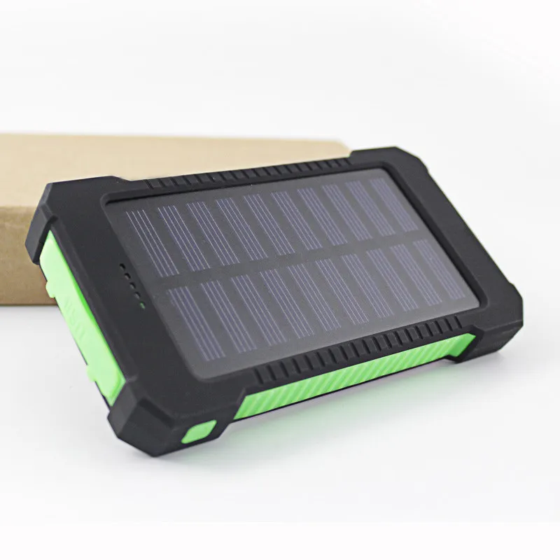 imágenes para 2017 A Prueba de agua Solar Banco de la Energía 10000 mAh Dual USB Cargador de Batería Solar Portátil con Luz LED y Compás para Universal teléfono imágenes para 2017 A Prueba de agua Solar Banco de la Energía 10000 mAh Dual USB Cargador de Batería Solar Portátil con Luz LED y Compás para Universal teléfono