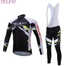 Pro велосипедная майка команды телейи/Одежда для велоспорта Майо ciclismo/быстросохнущая МТБ Спортивная одежда/Одежда для велоспорта с длинными рукавами