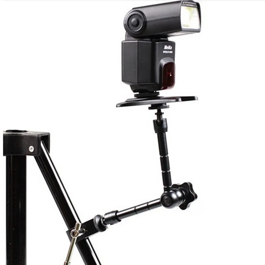 

11 inch Adjustable Friction Articulating Magic Arm Super Clamp Flash Bracket For DSLR Monitor LED Light Camera Accessories