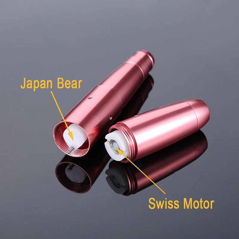  New Arrival Permanent Makeup Machine Pen Kits Rose With Swiss Motor Permanent Makeup Tattoo Power S