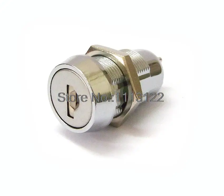 

Flat key Switch Lock for switch with dust shutter 19MM OFF/ON Waterproof Switch Power Lock for machine 1PC-2 key pull