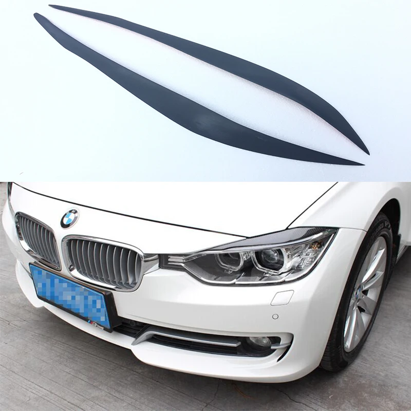 

F30 FRP Primer Car Headlight Eyelid Eyebrows Cover Trim Sticker for BMW F30 2011-2015