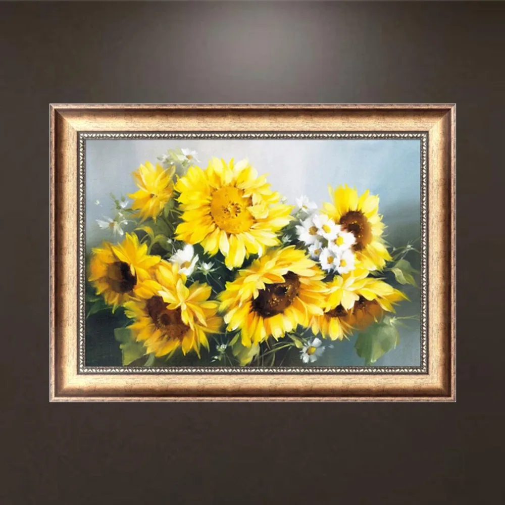 Sunflower DIY 5D Diamond Painting Embroidery Cross Crafts Stitch Kit Decor