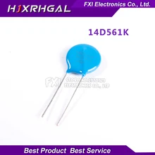 10pcs varistor 14D561K 560V piezoresistor 14D561