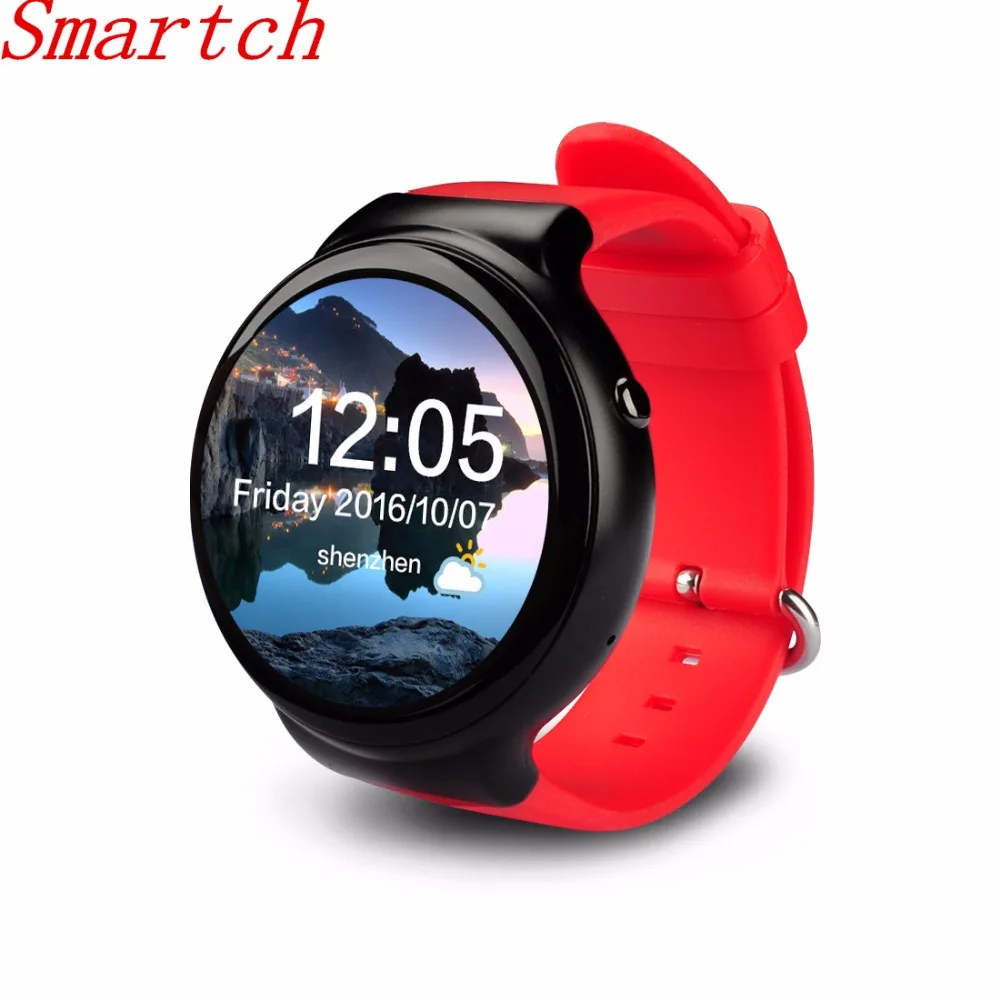 

Smartch New I4 Smart Watch Android 5.1 OS 1GB RAM 16GB ROM WIFI 3G GPS Heart Rate Monitor Bluetooth MTK6580 Quad Core SmartWatch