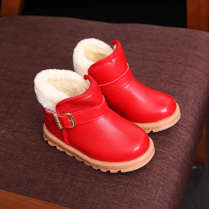 red snow boots for toddlers