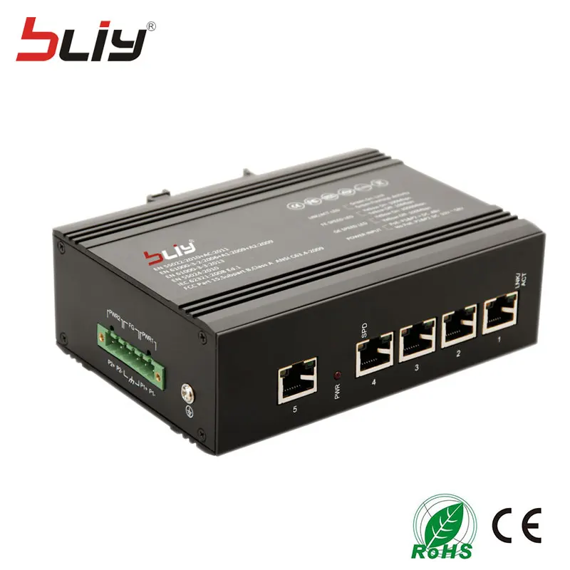 5 порт оптическое волокно для Ethernet медиаконвертер fast industrial ethernet switch | Мобильные