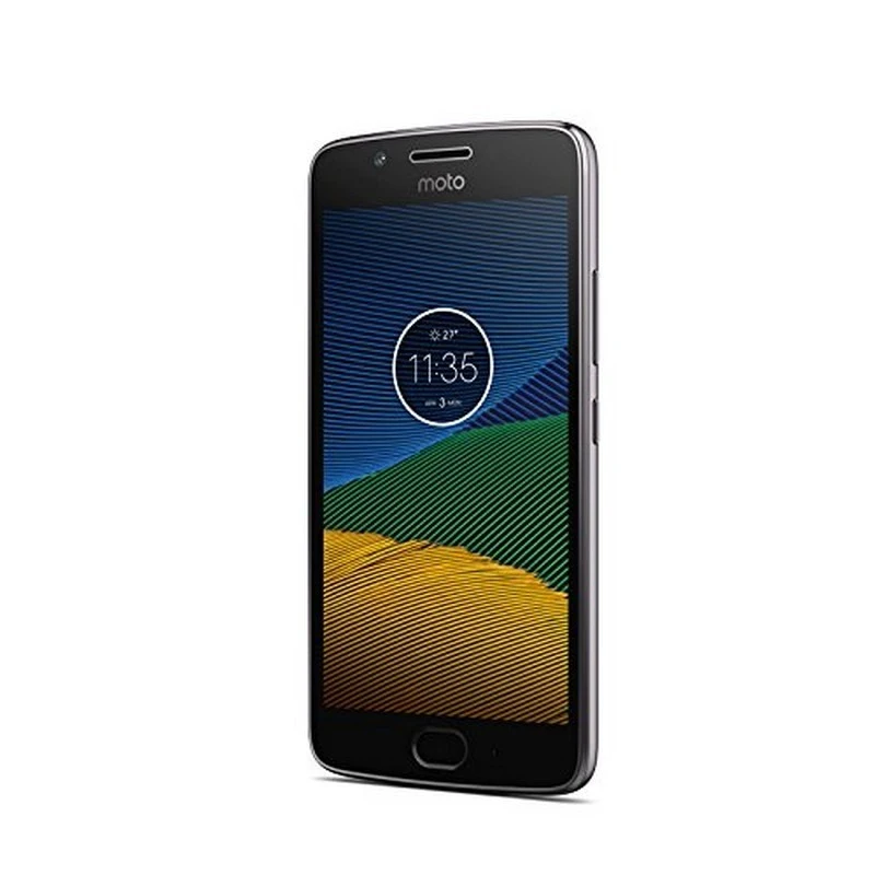 Motorola Moto G 5, 12,7 см (5 & ампер), 2 ГБ, 16 ГБ, 12 МП, Android 7,0, серый