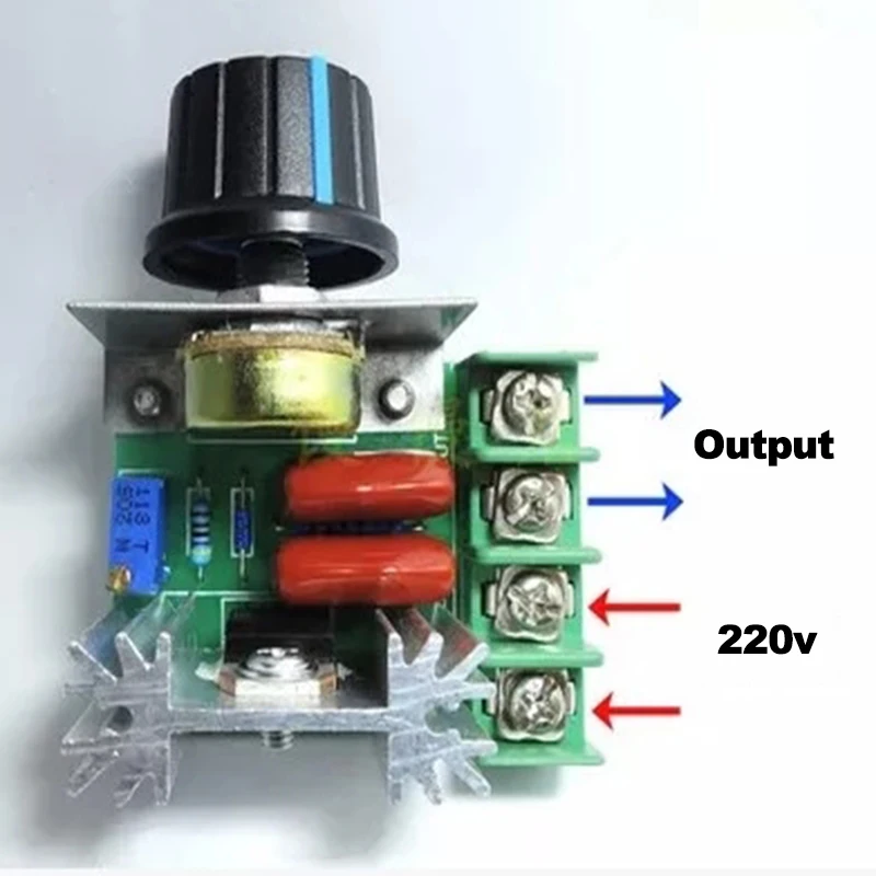 220V 2000W SCR high power electronic voltage transformer regulator