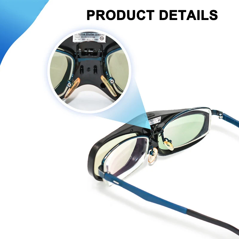 Новые 3D DLP Link активные очки HD жидкокристаллические линзы Bluetooth для ТВ проектора