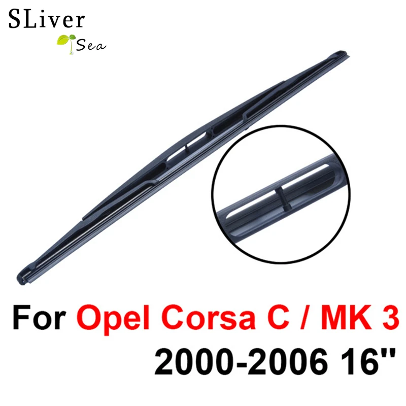 

Rear Windscreen Wiper No Arm For Opel Corsa C /MK 3 2000-2006 16'' 3/5 door Hatchback High Quality Iso9001 Natural Rubber