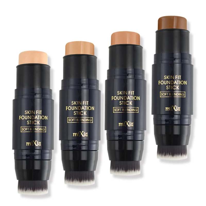 Double head Bronzer Contour Stick With Brush Concealer Base Make Up