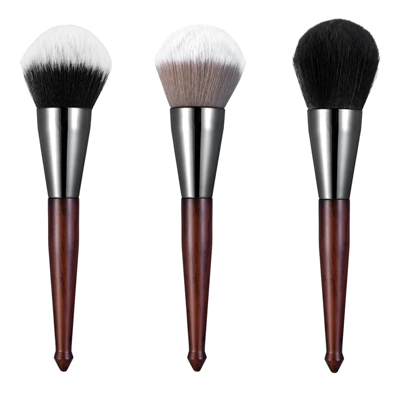 

BBL 1 Piece Red Rose Plastic Handle Loose / Compact Powder Blush Brush Makeup Brushes Buffing Contouring Premium Blending Brush