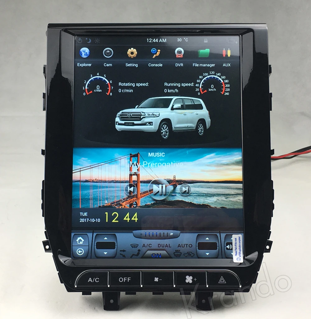 Sale Krando Android 8.1 12.1" Vertical screen car multimedia player GPS for Toyota Land Cruiser lc100 2002-2007 navigation system BT 11 Sale Krando Android 8.1 12.1" Vertical screen car multimedia player GPS for Toyota Land Cruiser lc100 2002-2007 navigation system BT 11