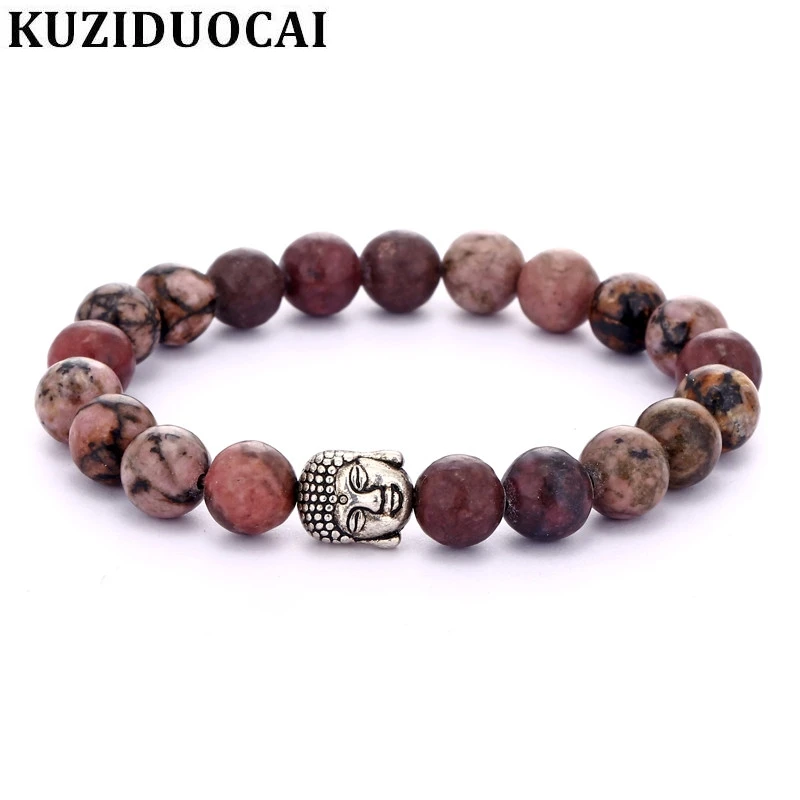 Kuziduocai новые модные ювелирные изделия натуральный гранат из бисера эластичные