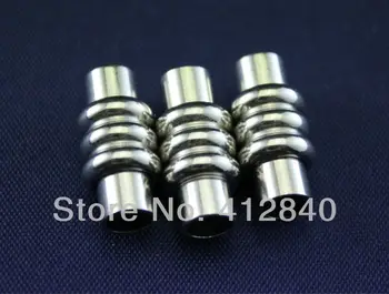 

HIGH QUALITY 50pcs Imitation Rhodium plated Copper Magnetic Clasp 19*9mm Inner Hole 5mm