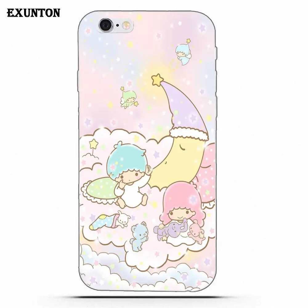 Персонажи Sanrio для Apple iPhone 4 4S 5 5C SE 6 6S 7 8 Plus X Мягкий ТПУ чехол