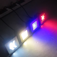 30 шт. за пределами 1 Вт светодиодный светильник настенный путь землю углу Garden Square свет Водонепроницаемый встроенный ступенчатый Палуба свет 110 В 220 В