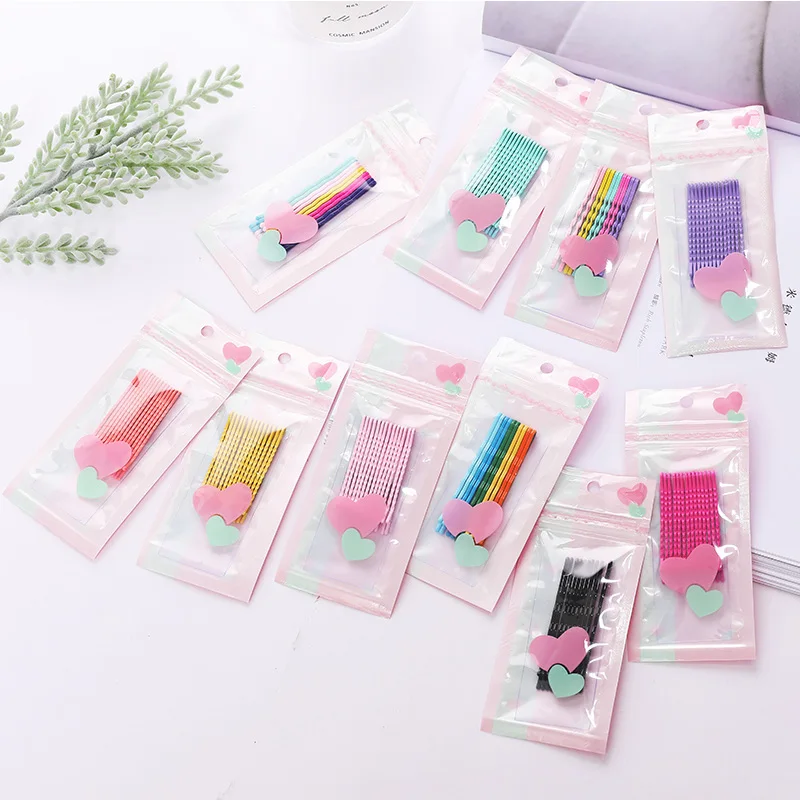 

New 10/14PCS/Set Girls Cute Candy Colors Barrettes Princess Hairpins Headband Children Headwear Hair Clips Kids Hair Accessories