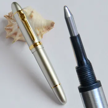 

ROLLER BALL PEN JINHAO 159 SILVER SAND AND GOLDEN THICK
