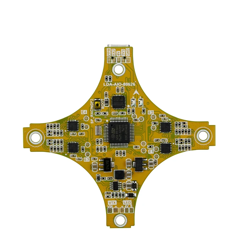 Контроллер полета LDARC/KINGKONG SPRACING F3 + BLHeliS C H 50 10A 4 в 1 ESC все одном для TING GT7 GT8 FPV