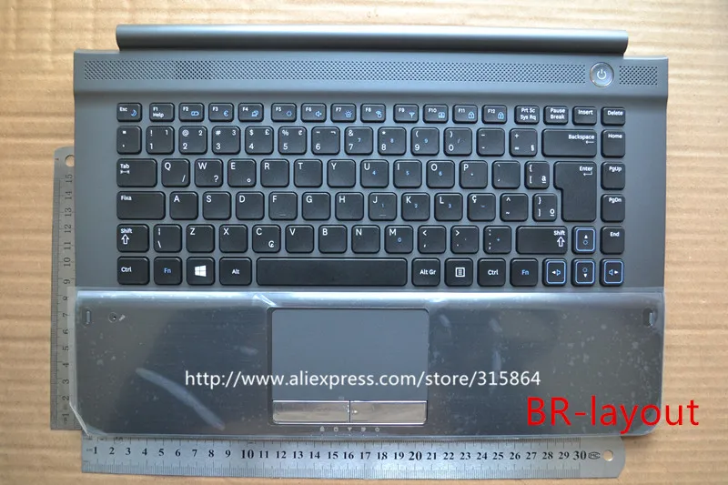 Клавиатура для ноутбука samsung RC410, RC420, RC421 с тачпадом