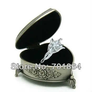 

Free Shipping - The Arwen Evenstar Pendant Necklace Movie Jewelry Heart Gift Metal Case Packed
