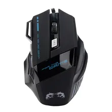 EPULA модная Проводная офисная игровая мышь 3200 dpi 7D Кнопки светодиодный Проводная игровая мышь для ПК ноутбука