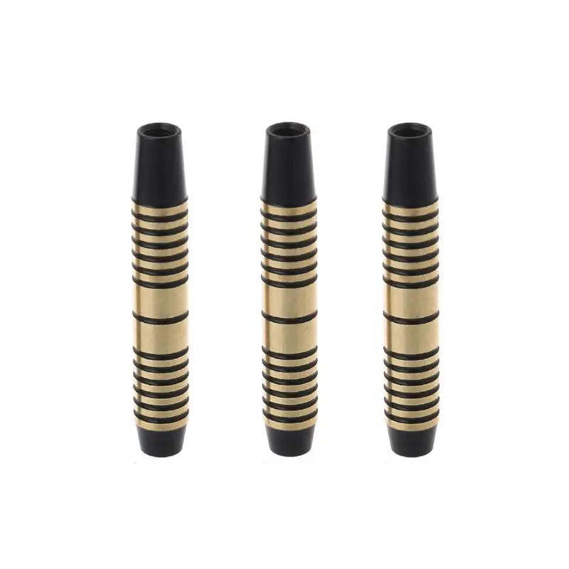 

3Pcs/Set Black Copper Dart Barrels for Soft/Steel Tip Dart 49mm 16g with 2BA Thread