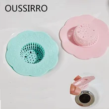 2018 Hot Sale Rushed Ralo Banheiro 2pcs/pack Carving Flower Shape Drain Filter For Kitchen Bathroom Shower Stopper Bath Drainer