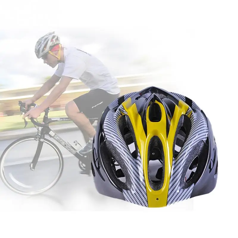 

Bike Helmet Adjustable Straps Carbon Fiber Mountain Bike Road Adult Men Women Bicycle Riding Helmet Breathable Cycling Helmet