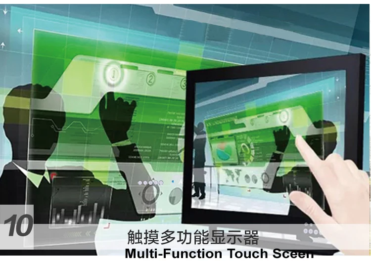 7 Inch HD TFT-LED Monitor with Metal Shell & HDMI VGA AV BNC Connector for TV PC Multimedia Microscope Industrial Machine Screen_F27