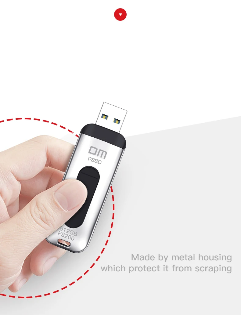 DM USB флеш-накопитель F200 256 ГБ, флеш-накопитель, USB диск, мини-накопитель, запоминающее устройство, большая емкость, внешний SSD, флешка