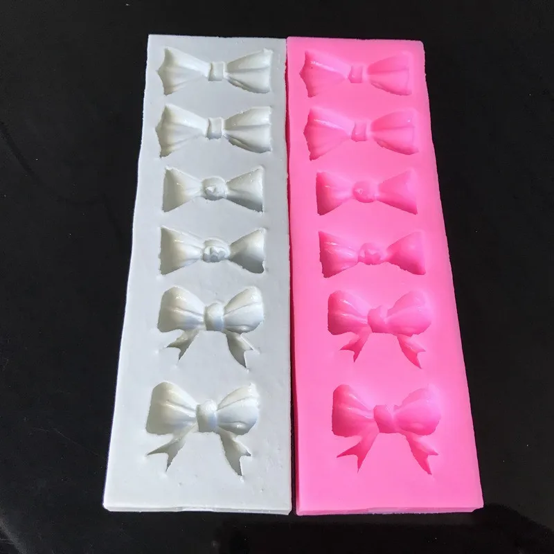 

4YANG Bow/Butterfly Silicone Mold Fondant Mold Cake Decorating Tools Chocolate Gumpaste Mold Cake tools Cookie Stencil Frame