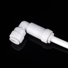 1/"-1/4" OD труба PE фитинг шланг Колено обратный клапан быстрый разъем Аквариум RO фильтр для воды система обратного осмоса