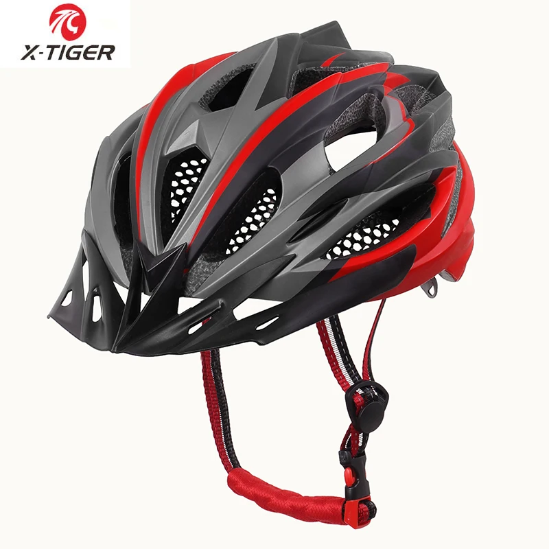 X-TIGER ультралегкий велосипедный шлем EPS+ PC чехол MTB велосипедный шлем цельная форма велосипедный горный велосипедный шлем MTB велосипедный шлем - Цвет: X-TK-0505