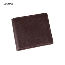 LOVMAXI Новое поступление мужские кошельки из натуральной кожи короткий дизайн мужской кожаный кошелек большая кофейная wallet8063