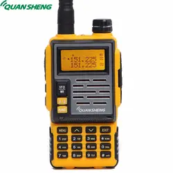 Quansheng TG-007 Walkie Talkie двухдиапазонный УКВ DTMF FM КВ трансивер 10 км Range Любительское Портативный радио CB Хэм 2 способ радио