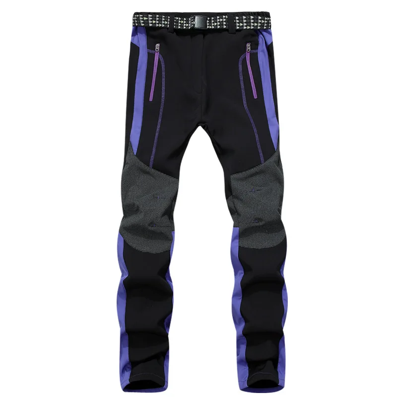 Мужские и женские Зимние флисовые брюки Mountainskin уличная спортивная Термоодежда