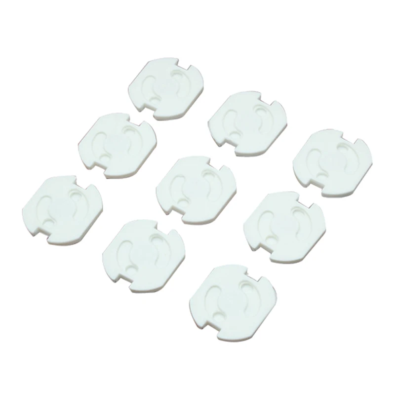 

1Pc Baby Safety Rotate Cover 2 Hole Round European Standard Children Against Electric Protection Socket Plastic Security Locks