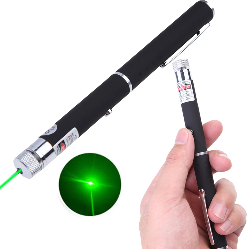 Высокое качество портативный мощный 5 мВт зеленый светодиодный лазерный лазер указка ручка спорт на открытом воздухе самообороны тактический фонарик