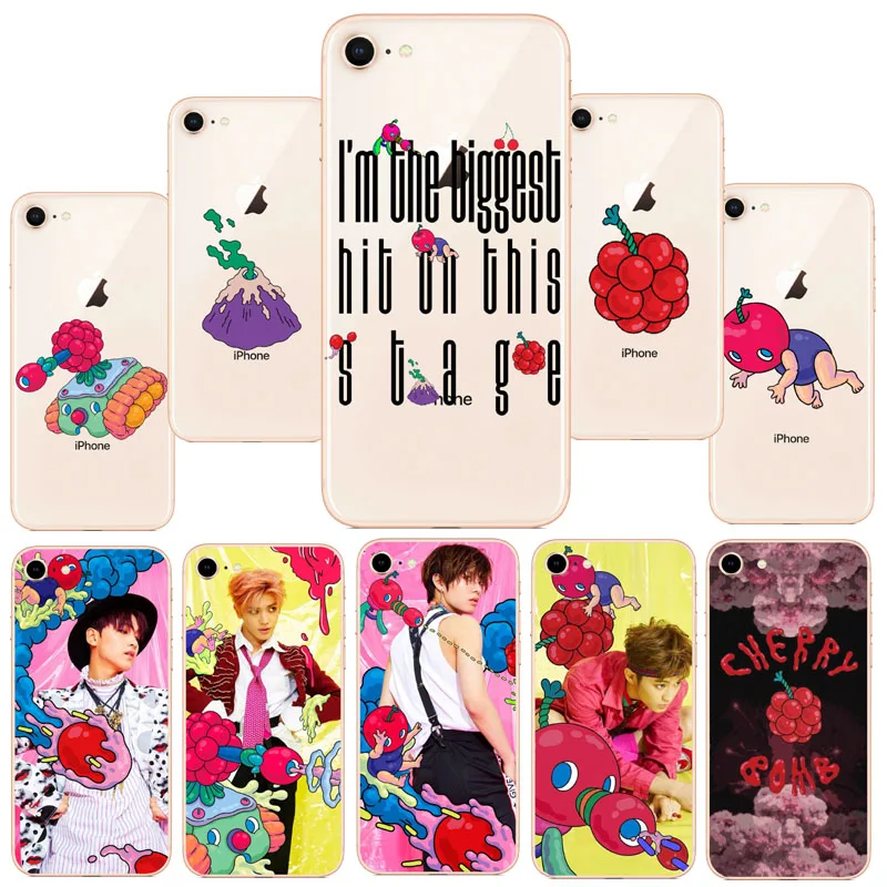 Seracase NCT 127 Kpop Boy group TPU Мягкий силиконовый чехол для телефона iPhone X 10 8Plus 5 5S SE 6 6S 6Plus