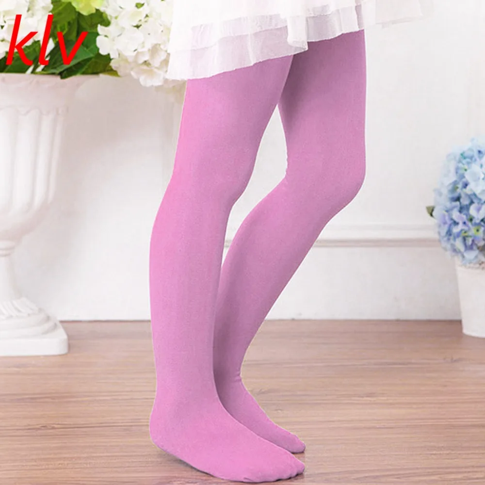 Kids Girls Ballet Silk Stockings Toddler Baby Children High Elastic