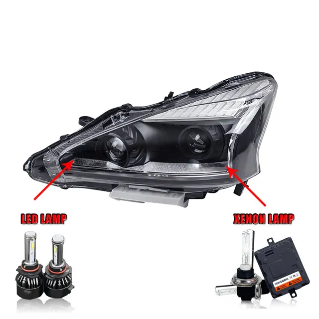 2Pcs LED Headlights For Nissan Altima 2013 2015 led car lights Angel