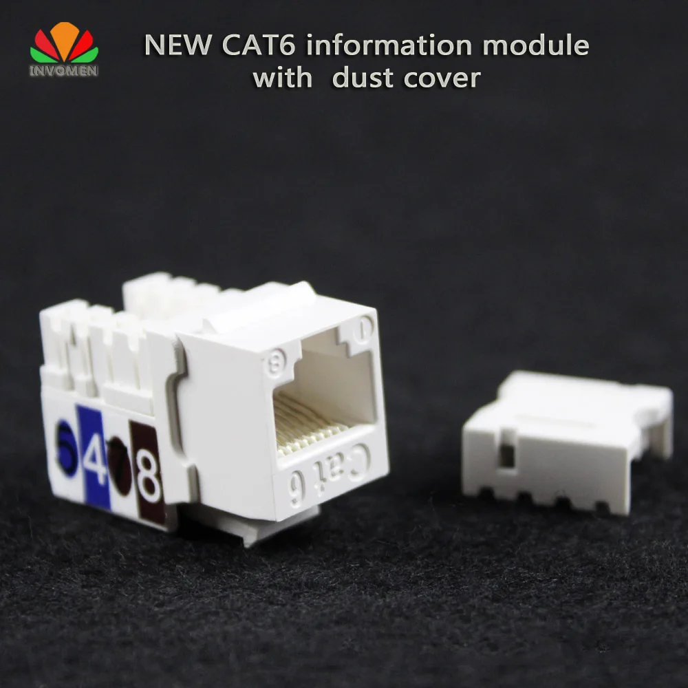2PCS CAT6 network module RJ45 connector information socket Computer