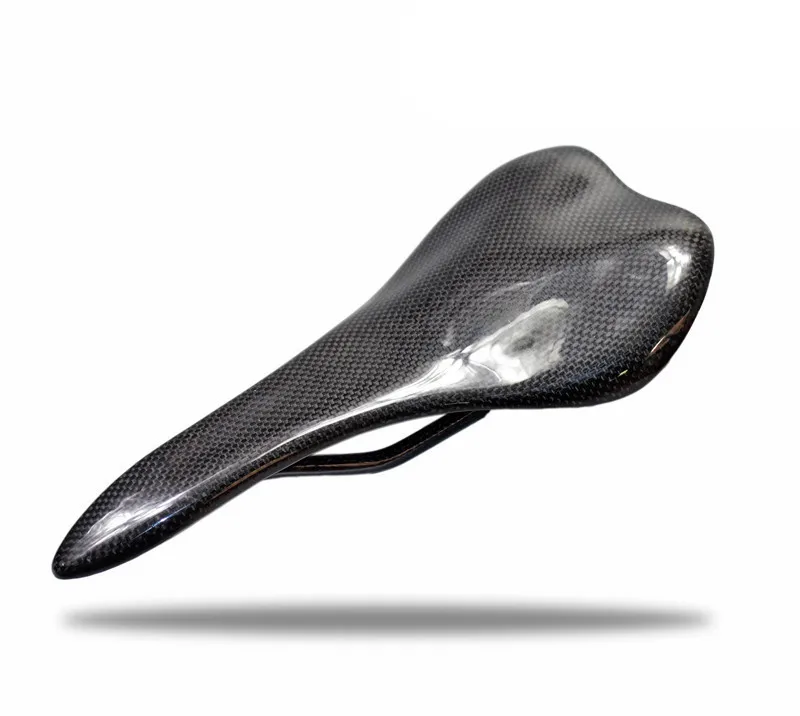 NO LOGO New Carbon Fiber Bicycle Seat Road Bike Saddle Ultralight 105g Seat Carbon Cycling Saddle 270130mm (7)