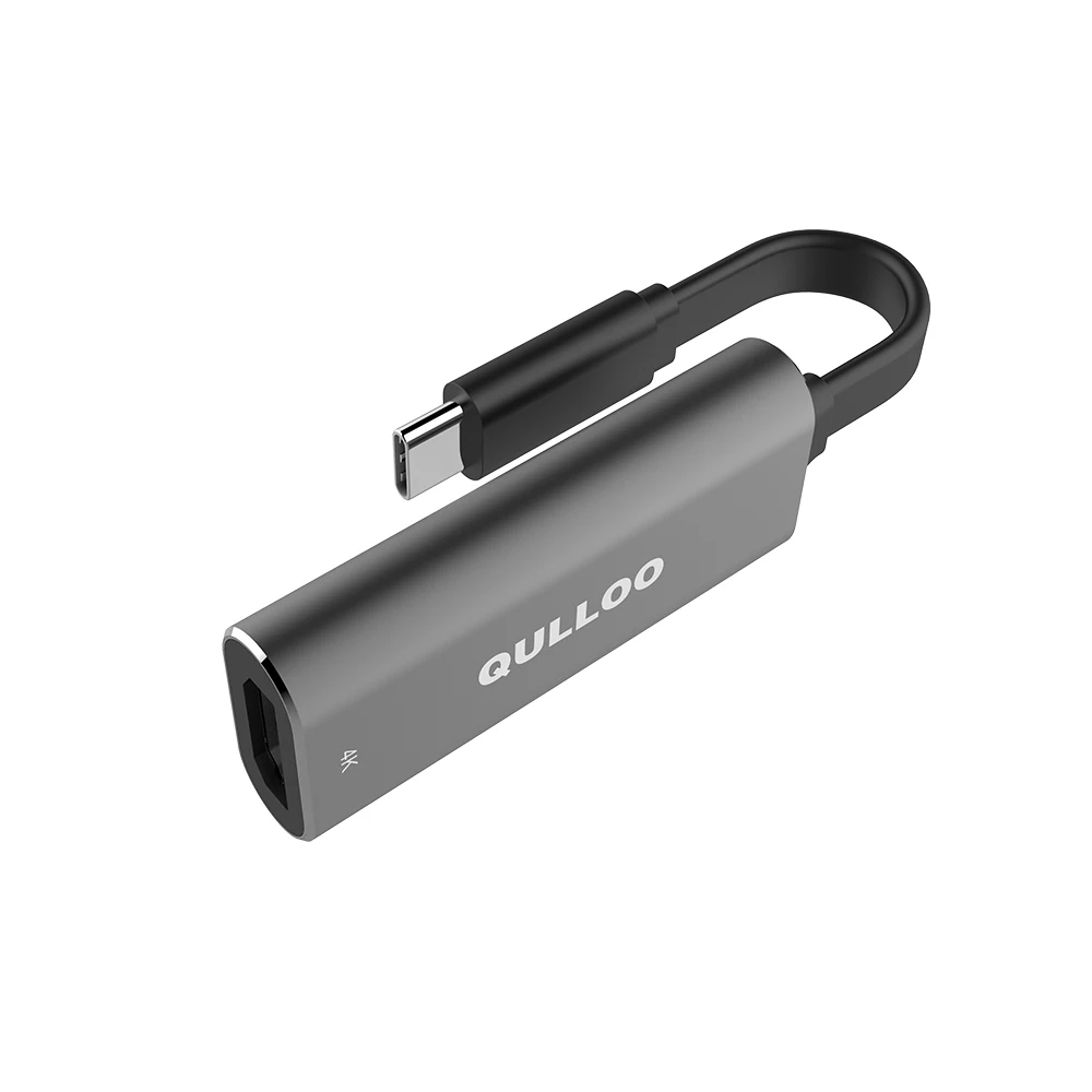 QULLOO Тип usb C к адаптеру HDMI 4 k Ультра HD USB 3,1 Blackberry keyone, для MacBook Pro /, samsung Galaxy Note 8/S8/S8 плюс