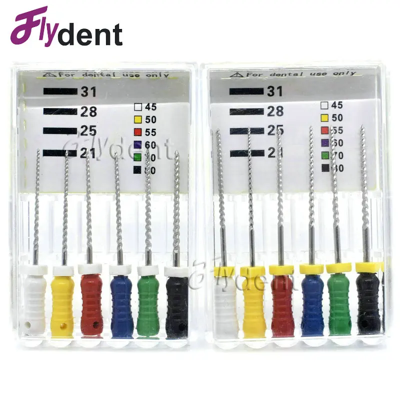 Limes Canalaire K-Files MANI En Acier Inoxydable - Taille #35, Longueur 25 Mm - Lot De 30 - Neuf